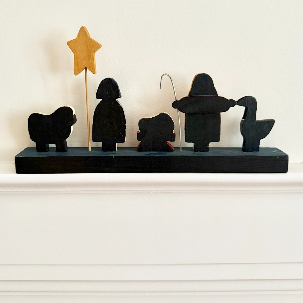 Starry Night Nativity ~ Midwest of Cannon Falls Ilona Steelhammer ~ 11" Long - Picture 5 of 9